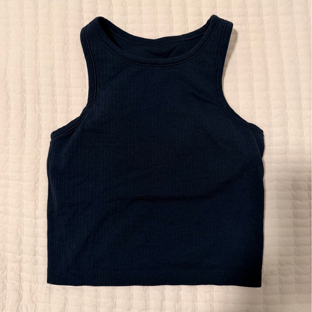 Lululemon Athletica Navy Crop Top